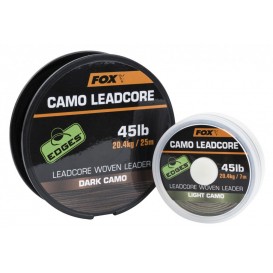FOX Light Camo Leadcore 45lb 25m - olovená šnúra