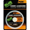 FOX EDGES Camo Leadcore 50lb 7m - olovená šnúra