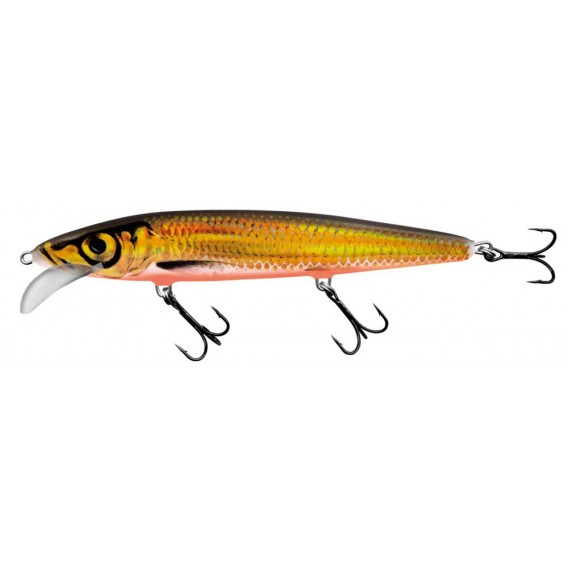 SALMO Gold Charteuse Shad Whacky 9cm - wobler