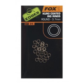 FOX EDGES Kuro O Rings 3.7mm Large - krúžky 25ks