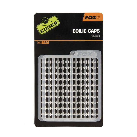 FOX EDGES Boilie Caps Clear - zarážky