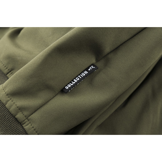 FOX Collection Green/Silver Shell Hoodie - softšelová bunda