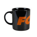 FOX Black/Orange Logo Ceramic Mug - hrnček