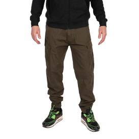 FOX Green/Black Lightweight Cargo Trousers - nohavice
