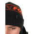 FOX Collection Beanie Black/Orange - pletená čiapka