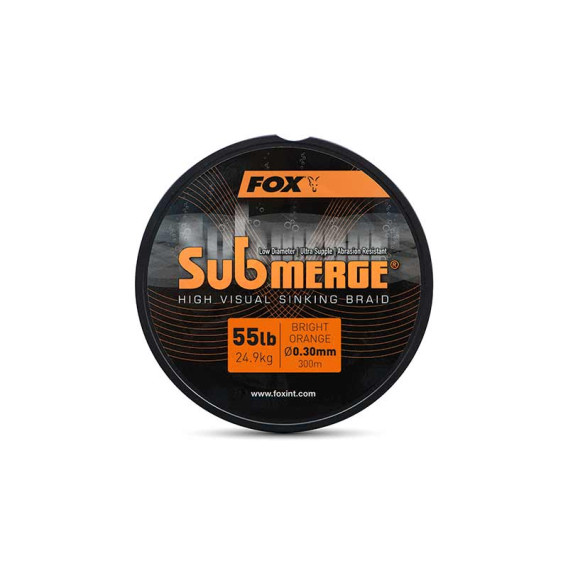 FOX Submerge Orange Braid 300m 0,30mm - potápavá šnúra